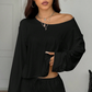 Women's Off-Shoulder Top &  Pants 2-Piece Outfit