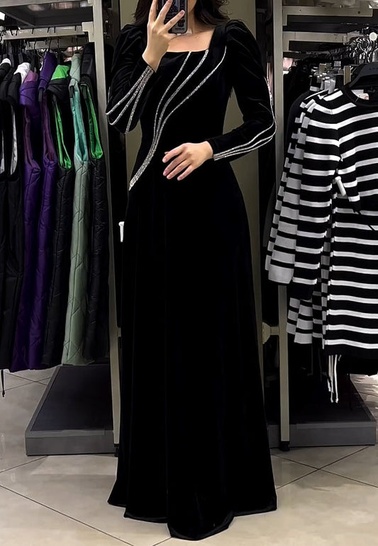 Velvet Diamond Maxi festklänning