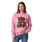 Women's Cozy Highland Cow Sweatshirt