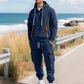 Men's Two-Piece Hooded Tracksuit Set