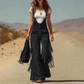 Retro western-overall i mocka med fransar