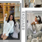 🔥SISTA DAGEN 50 % RABATT👚2025 Höstkläder för kvinnor Långärmad lounge-set med vida ben💕
