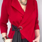 👗 60% RABATT! 🎉 Dam 2-delat Set – Snygg Topp & Enfärgad Kjol, Modern & Mångsidig 👚📦