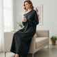 Asymmetrisk off-shoulder-tröja Maxi-klänning