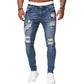 Stilsnygga slitna skinny jeans för män