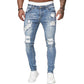 Stilsnygga slitna skinny jeans för män