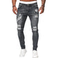 Stilsnygga slitna skinny jeans för män