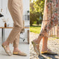 👡✨ 53% RABATT! | Vävda Mary Jane-mules med Fyrkantig Tå – Andningsbar, Bekväm & Trendig!