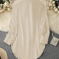 Women's Long Sleeve Shirt with High-Low Hem