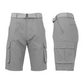 Snabborkande cargoshorts för herr med bälte
