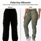 Joggingsbyxor med flera fickor för dame