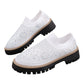 Dammodiga, glittrande loafers med strass och bekväm passform