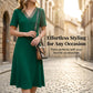 Women's Elegant V-Neck Mesh Dress
