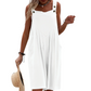Ärmlös jumpsuit med vida ben för sommarbrisen
