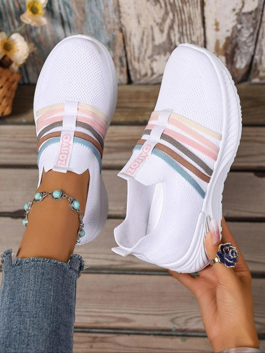 👟 50% RABATT 🌬️ | Mesh Slip-On Sneakers – Andningsbar & Fotvalvsstöd