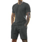 2-delat set med sport-T-shirt och shorts för herr