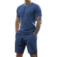 2-delat set med sport-T-shirt och shorts för herr