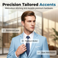 ✨👔60% RABATT + FRI FRAKT 💼Herr Tvådelad Kostym i Modern Passform – Andningsbar, Skrynkelfri & Professionell Stil ✨