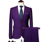 ✨👔60% RABATT + FRI FRAKT 💼Herr Tvådelad Kostym i Modern Passform – Andningsbar, Skrynkelfri & Professionell Stil ✨