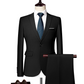 ✨👔60% RABATT + FRI FRAKT 💼Herr Tvådelad Kostym i Modern Passform – Andningsbar, Skrynkelfri & Professionell Stil ✨