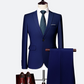 ✨👔60% RABATT + FRI FRAKT 💼Herr Tvådelad Kostym i Modern Passform – Andningsbar, Skrynkelfri & Professionell Stil ✨