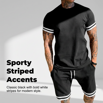 🥳REA 2026🥳💞50 % RABATT NU!🔥Set med ledig kortärmad T-shirt och shorts