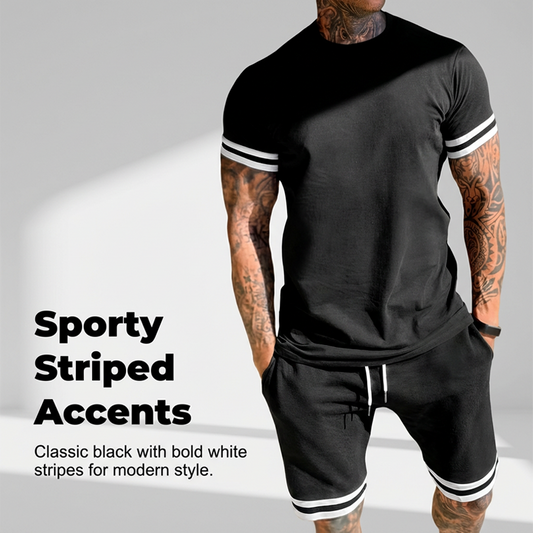 🥳REA 2026🥳💞50 % RABATT NU!🔥Set med ledig kortärmad T-shirt och shorts