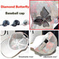 🧢50% RABATT🤩Baseballkepsar i mesh med diamant- och fjärilsmotiv
