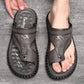 👞  50% rabatt!  🌿 Andningsbara utomhussandaler i mjukt läder – överstora, halksäkra & bekväma 👞🌿