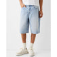 Casual jeansshorts med vida ben för män