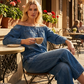 Axelbandslös denimjumpsuit med vida ben – Avslappnad stil, luftig passform och perfekt för sommar och semester