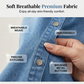 Skjortklänning i denim med lös passform och volanger