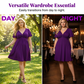 👗 50% RABATT NU! ✨ Elegant V-ringad Klänning med Vriden Front & Fickor – Smickrande & Bekväm – Perfekt för Alla Tillfällen 🌸