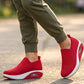 👟💨 Luftkuddade slip-on promenadskor i mesh