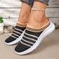 Andningsbara slip-on-mules i mesh för damer