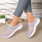 Andningsbara slip-on-mules i mesh för damer