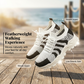 Andningsbara, lediga stickade sneakers för damer