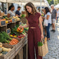 👗50% RABATT! ✨ Dam set med korsad topp & vida byxor – Mjukt fall & smickrande passform – Enkel elegans för alla tillfällen – perfekt för sommar, bröllop eller fest 🌸