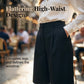 🩳 50 % RABATT UNDER BEGRÄNSAD TID! 💥 Bermudashorts för damer i lös passform – hög midja, veck framtill, andningsbara ✨