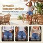 👖✨ Ultra-flex rivna denimshorts