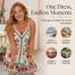 Women's Floral Print Sleeveless Slip Dress