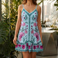 Women's Floral Print Sleeveless Slip Dress