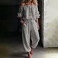 Elegant jumpsuit för damer med axelbar design – bekväm, stilfull och lätt att bära