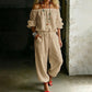 Elegant jumpsuit för damer med axelbar design – bekväm, stilfull och lätt att bära