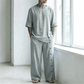 👕 2-delat set med skjorta och byxor i casualstil för män – Skjorta & byxor för en avslappnad och snygg look ☀️