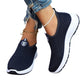 Andningsbara, bekväma slip-on-skor för damer