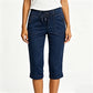 Kvinnors lediga jeans-capribyxor