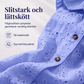 Kvinnlig kortärmad skjorta med hålmönster, blonder och utbränd mönstring
