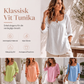Avslappnad V-ringad tröja