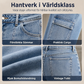 Kvinnors lediga jeans med raka ben